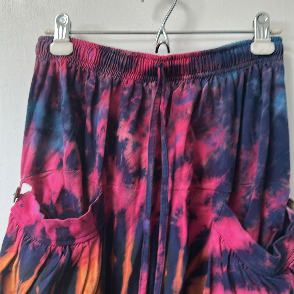 Women’s Tie-Dye Harem Joggers - Multicolor - Picture 4 of 7